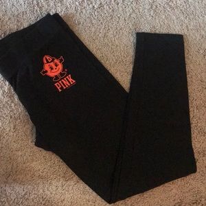 pink syracuse leggings Large